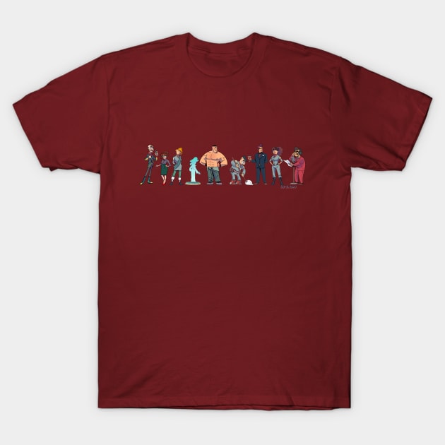 And then there were 9 T-Shirt by Oz9